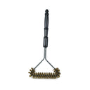 16" long, heavy duty wide faced bbq grill brush – precision-crafted
