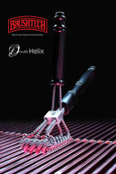 Tactical bbq brush with downward assist - large diameter springs – long-lasting