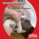 Wine decanter washing brush – ergonomic non scratch design