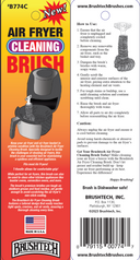 Premium air fryer cleaning brush