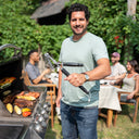 Professional tactical bristle free BBQ brush – downward assist design