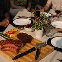 Tactical BBQ brush with downward assist - bristle free