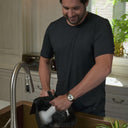 Premium air fryer cleaning brush non-scratch T-handle