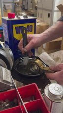 Heavy duty parts cleaning brush