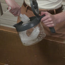 Coffee pot cleaning brush