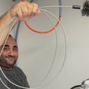 Dryer vent duct cleaning brush (10 ft. long) - pick your diameter – precision-crafted