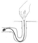 Super flexible drain brush - 22" long – long-lasting