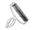 High-quality revolving wide faced screen brush