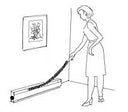 Advanced radiator & baseboard heater cleaning brush