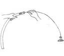 24" flexible brush for vinyl tubes – ergonomic