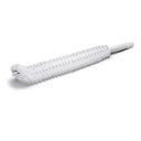 Heavy-duty lint catching brush for lower level dryer traps of clothes dryer