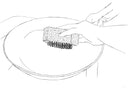 Premium the original kitchen clean-up accelerator sponge brush