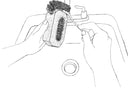 The ultra kitchen clean-up accelerator sponge brush – durable