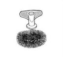 Heavy-duty kitchen sink drain brush