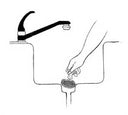 Heavy-duty kitchen sink drain brush