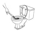 Janitorial quality toilet bowl brush